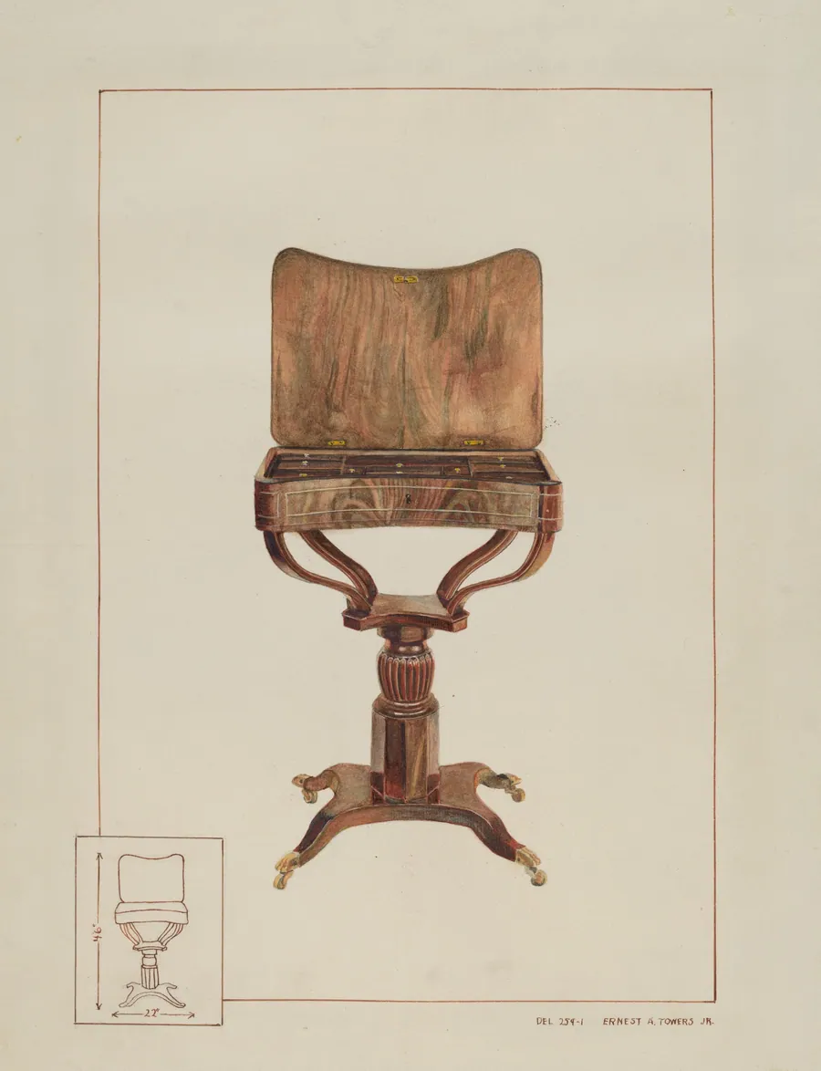 Sewing Table by Ernest A. Towers, Jr.