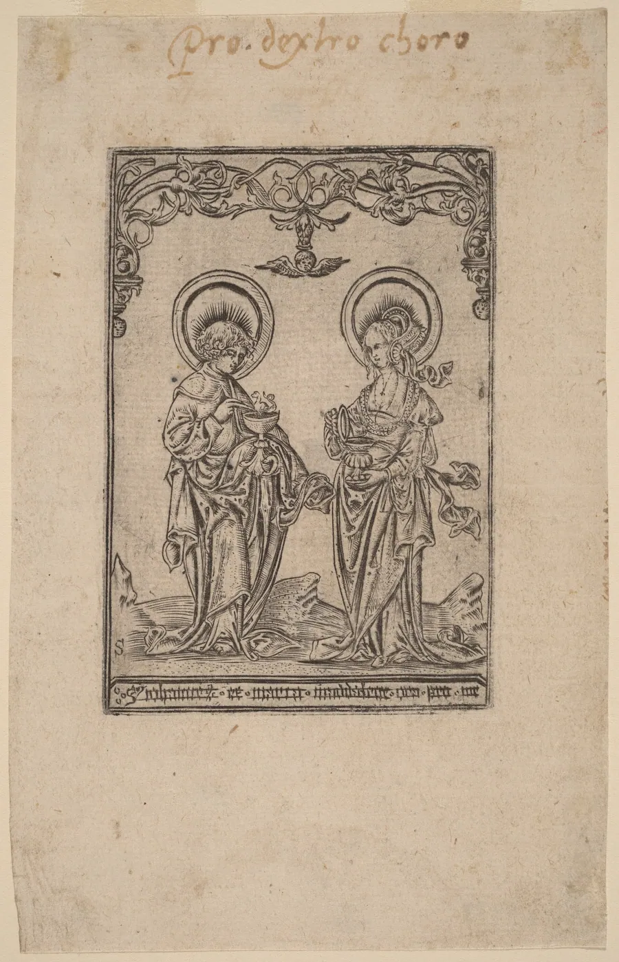 Saint Mary Magdalene and Saint John the Evangelist by Master S