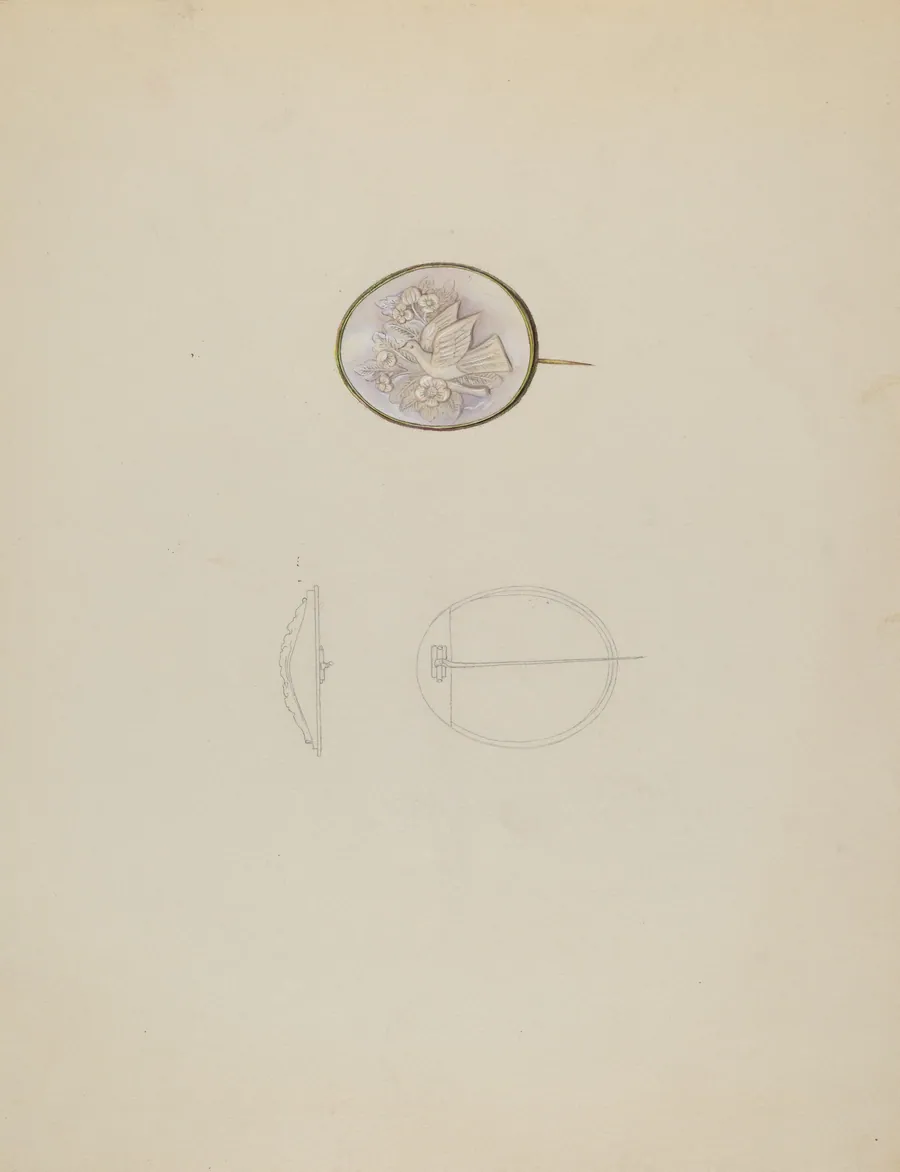 Brooch by Sylvia Dezon