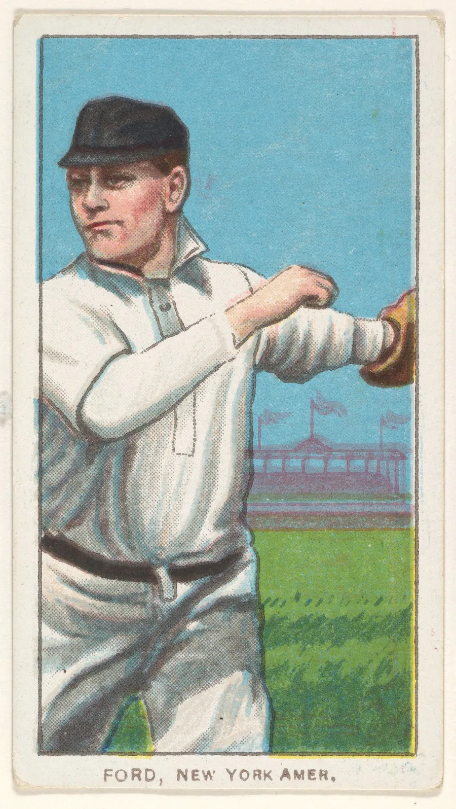 Ford, New York, American League, from the White Border series (T206) for the American Tobacco Company by American Tobacco Company