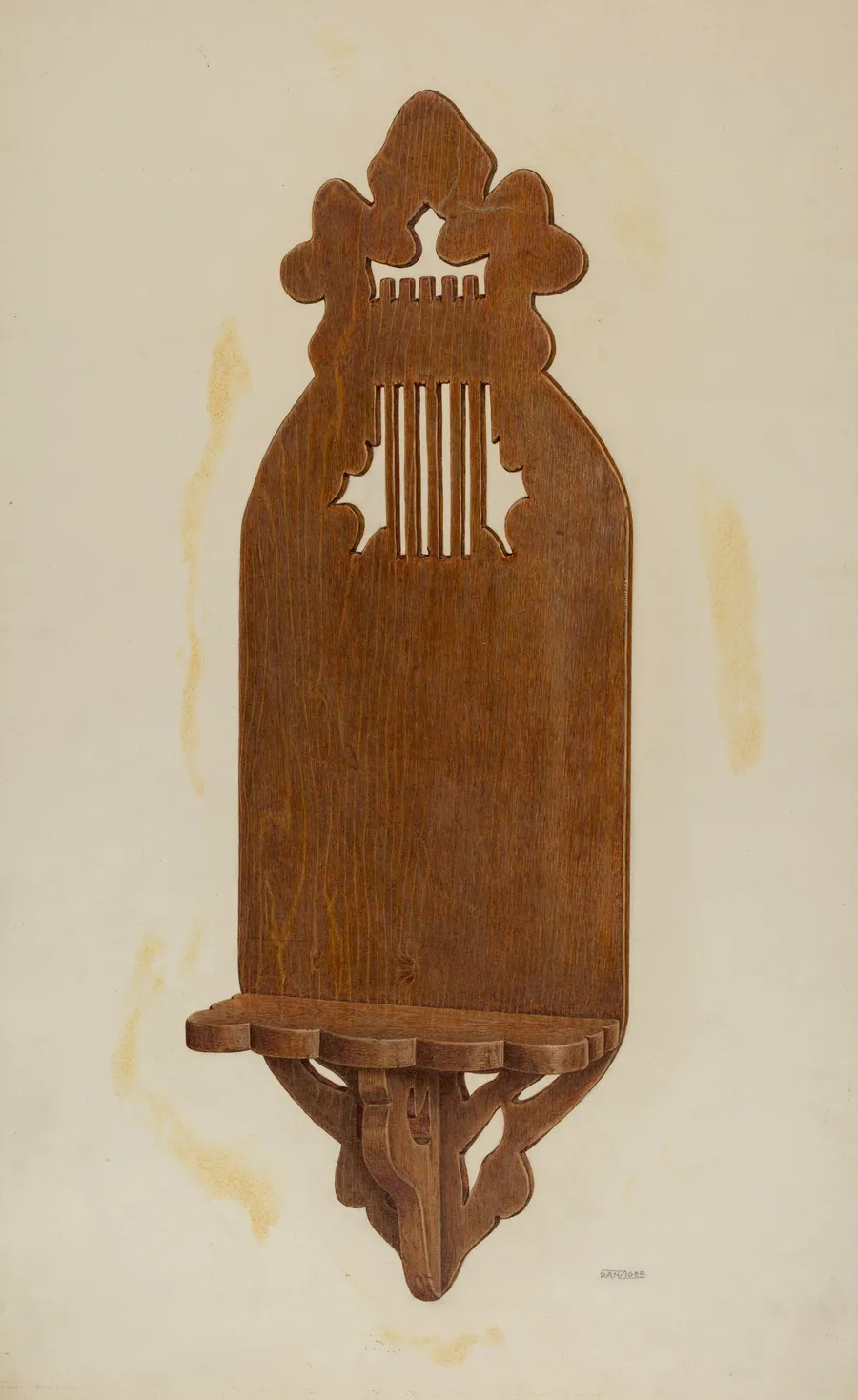 Clock Shelf by Isidore Danziger