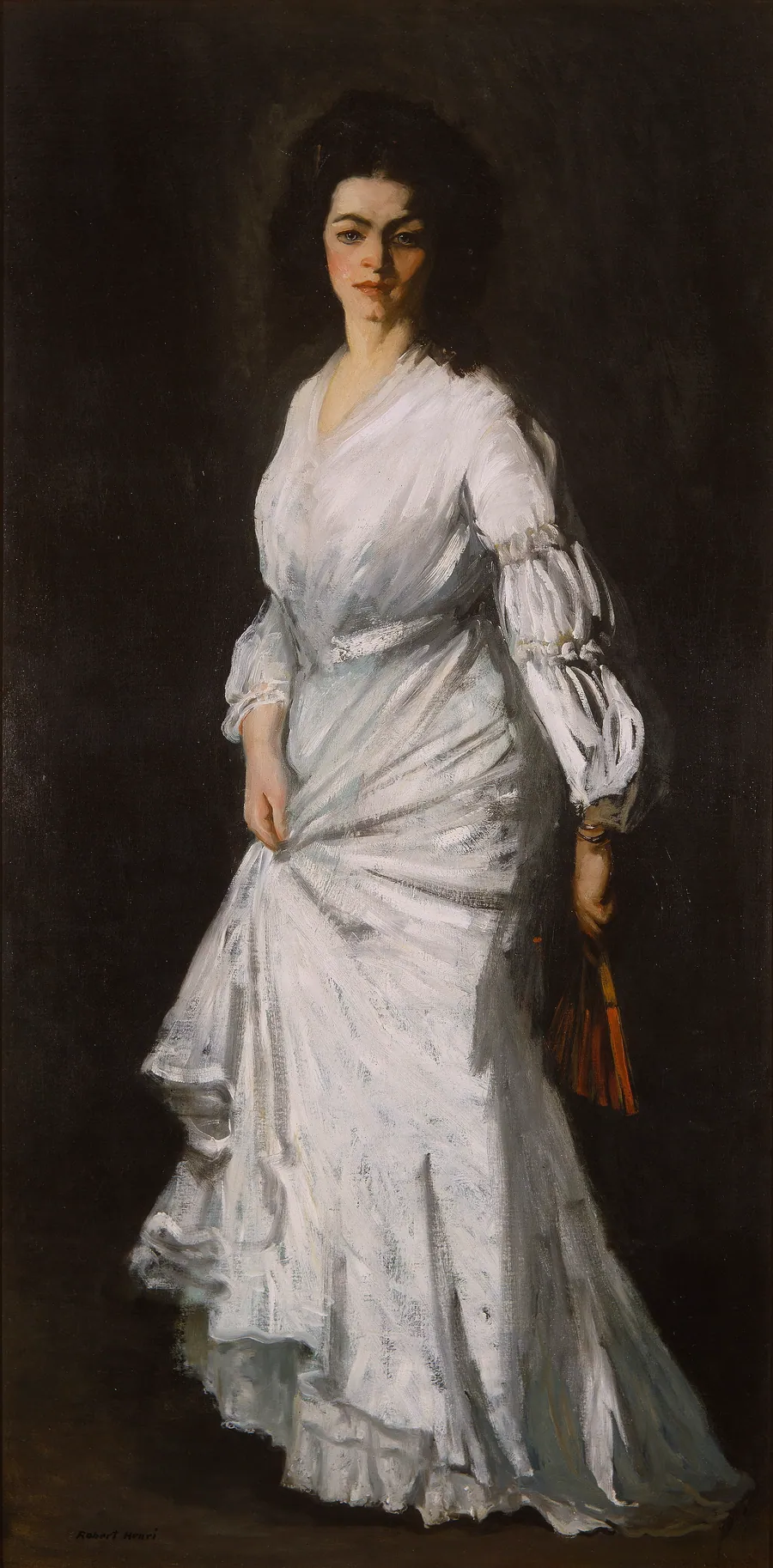 Woman in White: Portrait of Eugenie Stein by Robert Henri, American, b. Cincinnati, Ohio, 1865–1929
