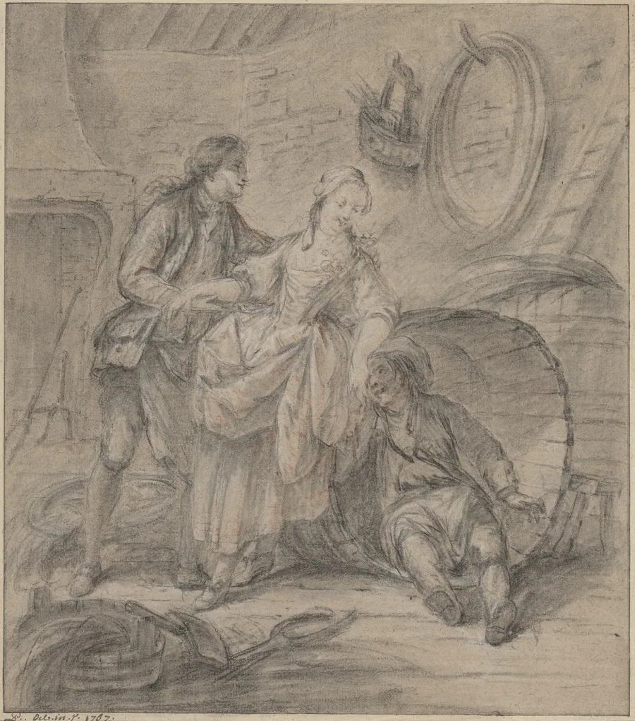 The Tale of the Cooper's Wife by Pierre-Antoine Baudouin