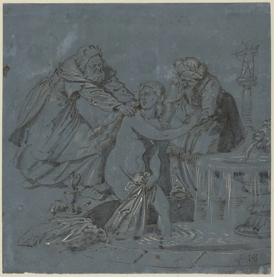 Susanna and the Elders by Sebald Beham