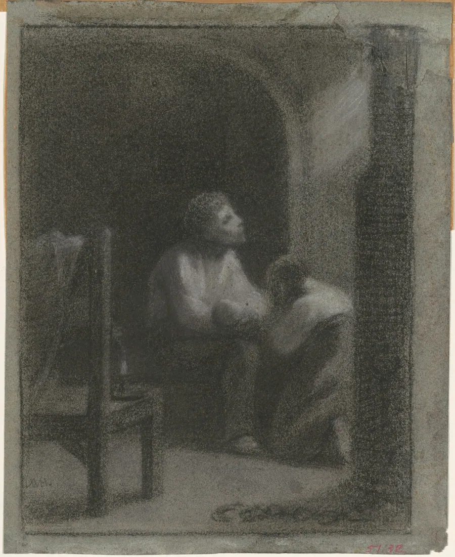 The Prayer by William Morris Hunt