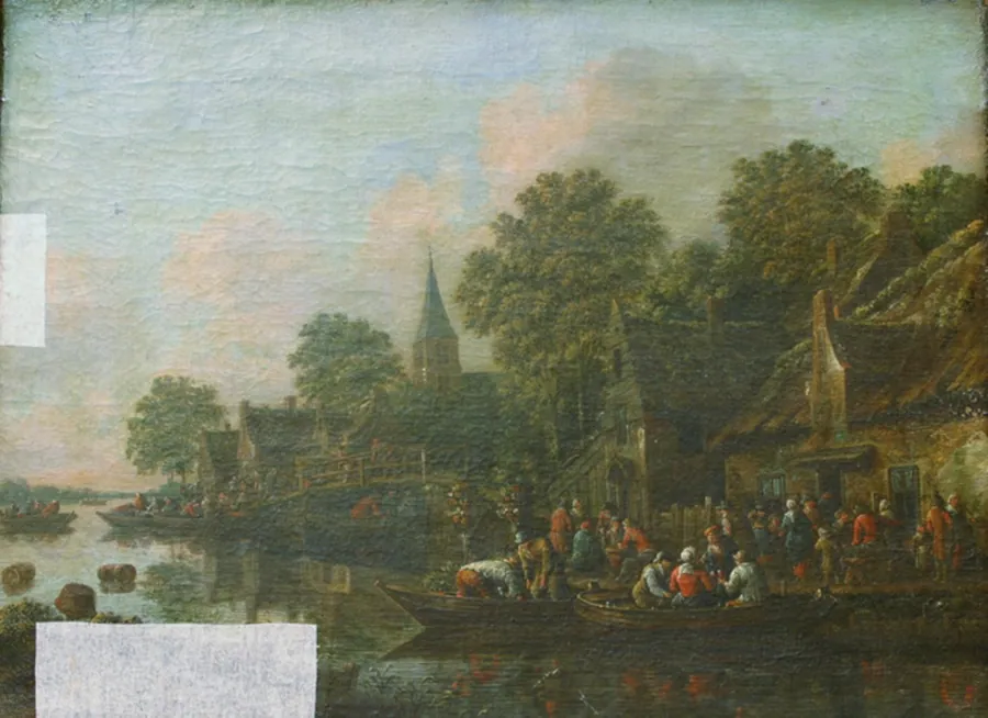 Flodlandskab by Thomas Heeremans