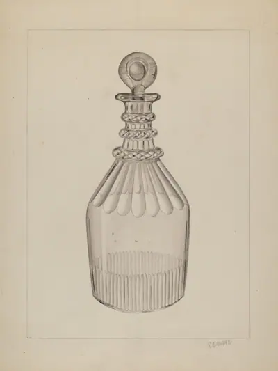 Clear Glass Decanter