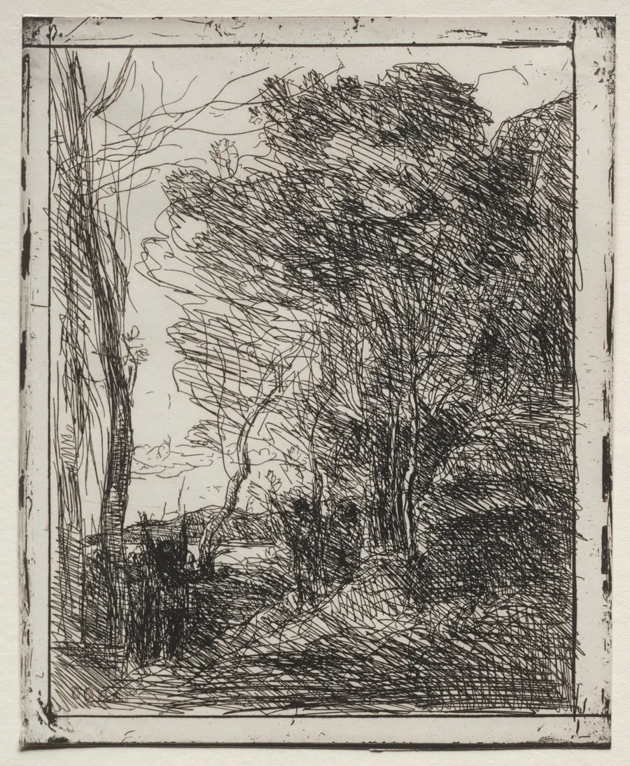 The Gallic Round by Jean Baptiste Camille Corot