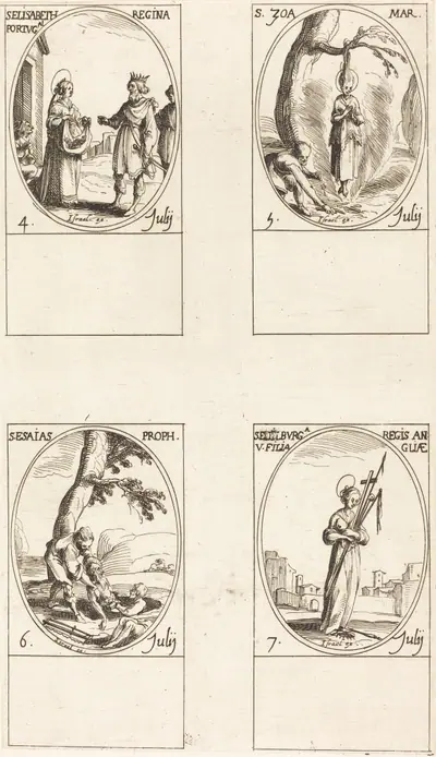St. Elizabeth of Portugal; St. Zoe; St. Isaiah, Prophet; St. Edelburge