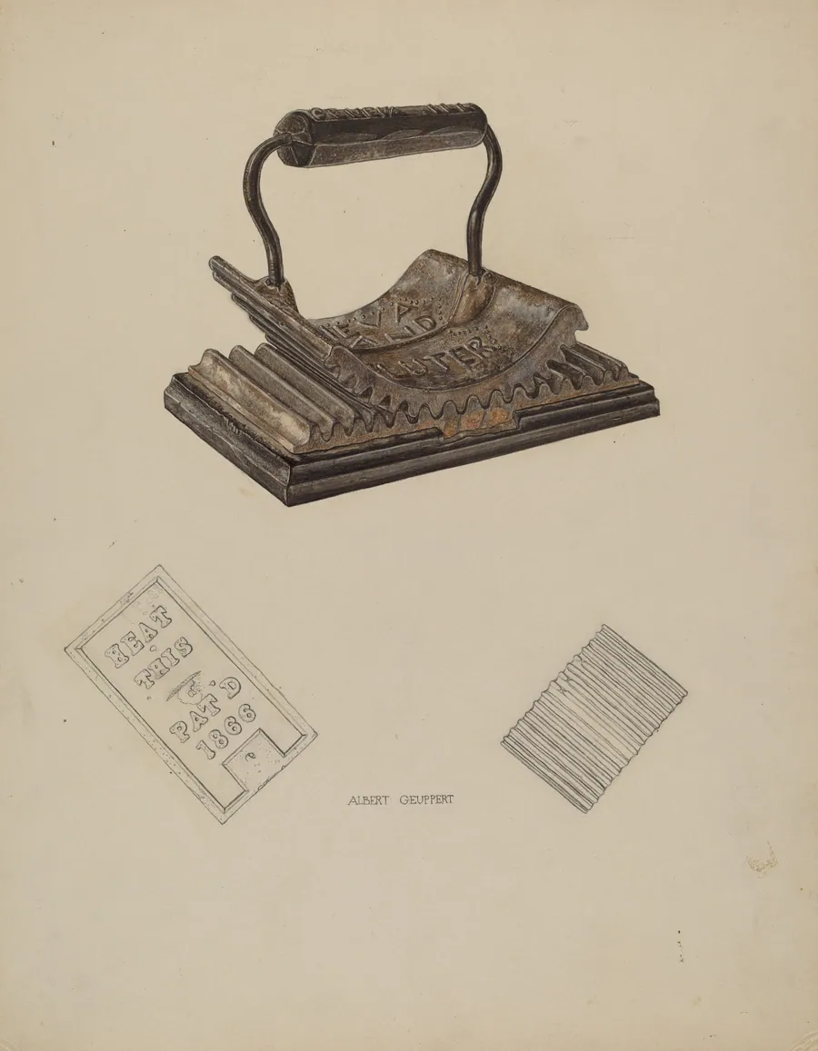 Fluting Iron by Albert Geuppert