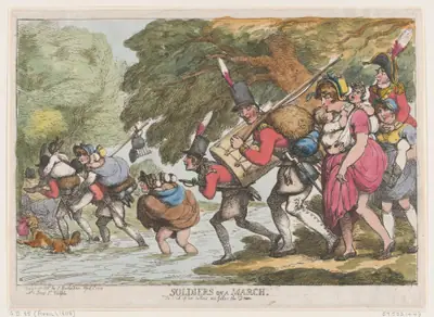 Soldiers on a March