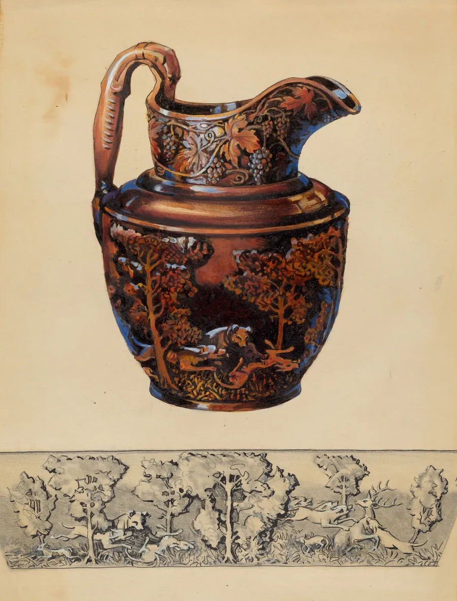 Pitcher by Charles Caseau