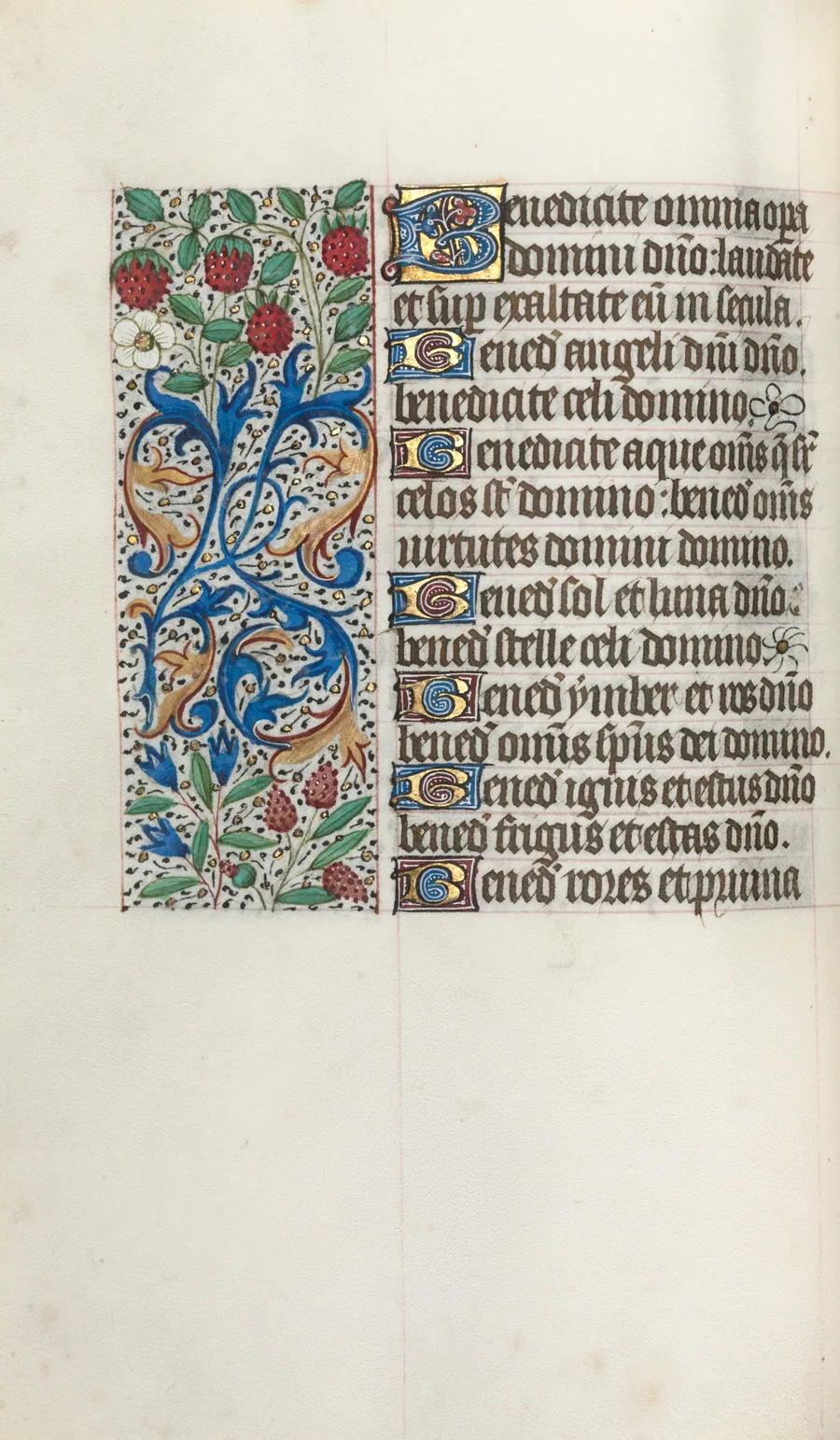 Book of Hours (Use of Rouen): fol. 41v by Master of the Geneva Latini