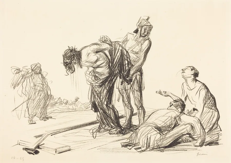 Le Christ dépouillé de se vêtements (Christ Stripped of His Clothes) by Jean-Louis Forain