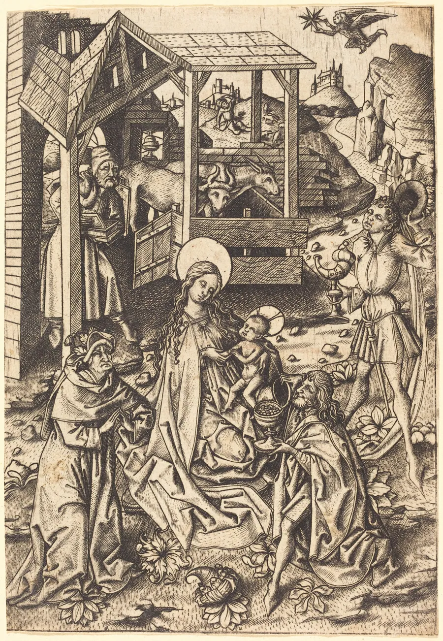 The Adoration of the Magi by Master E.S.