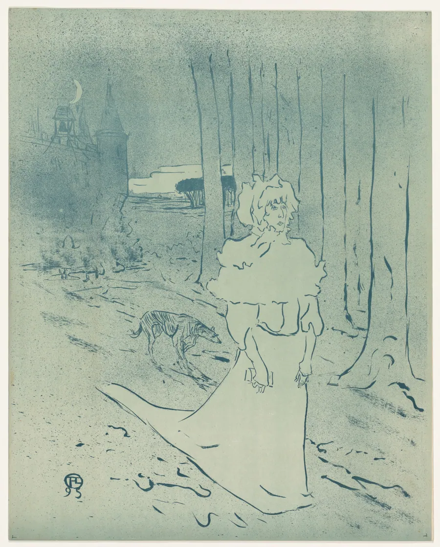 The Chatelaine or the Tocsin by Henri de Toulouse-Lautrec