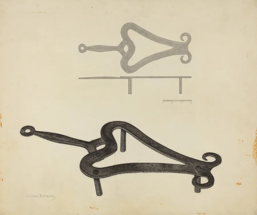 Flat Iron Holder by Julius Bellamy