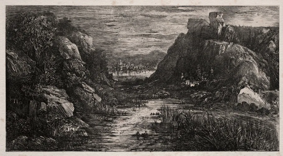 The Distant City by Rodolphe Bresdin