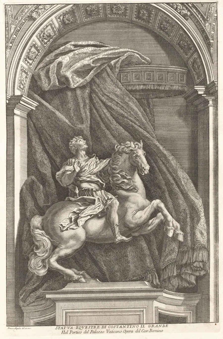 Statue of Constantine by Francesco Faraone Aquila