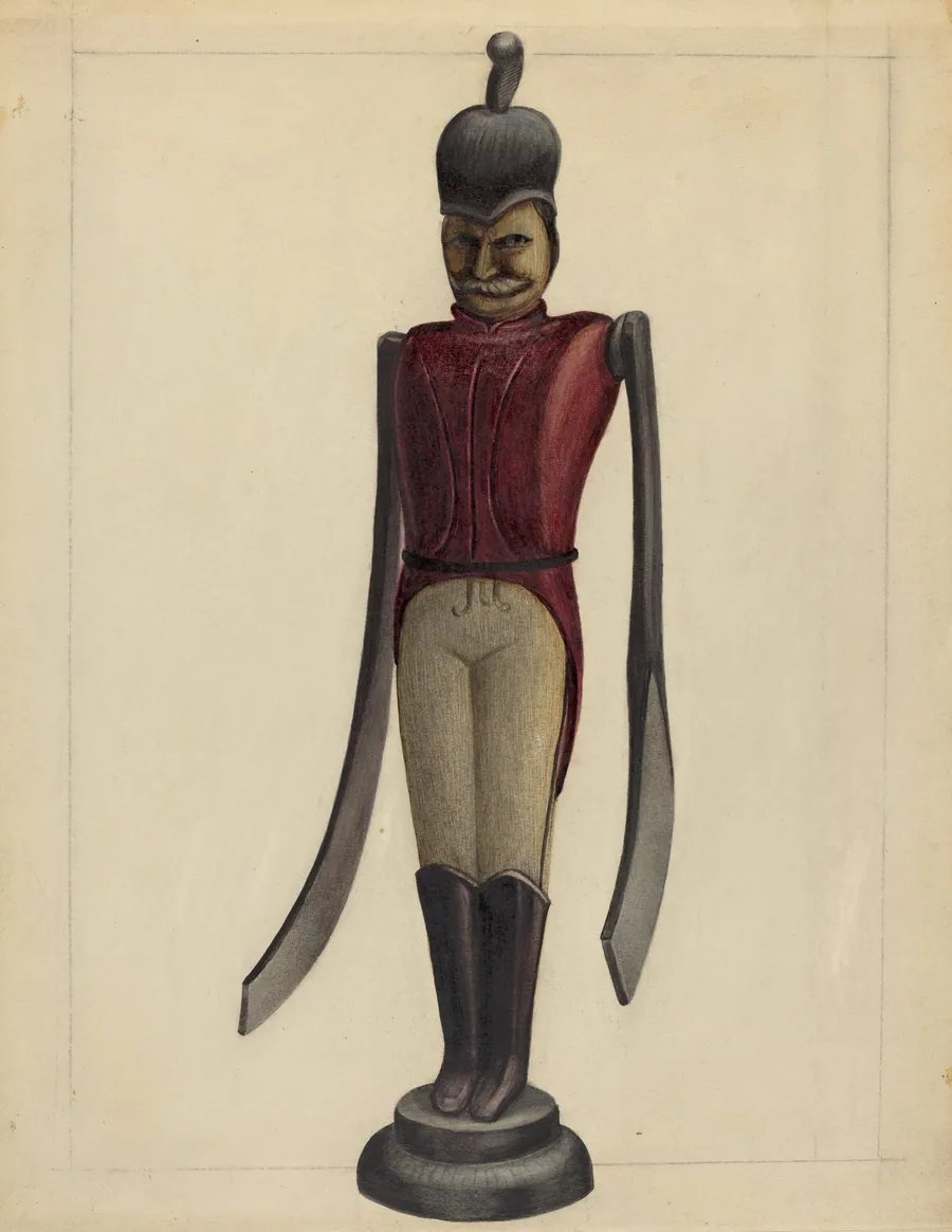 Whirligig: Hessian Soldier by Mina Lowry