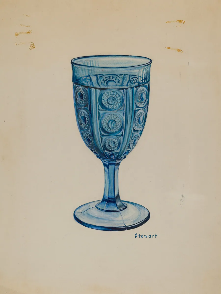 Blue Goblet by Robert Stewart