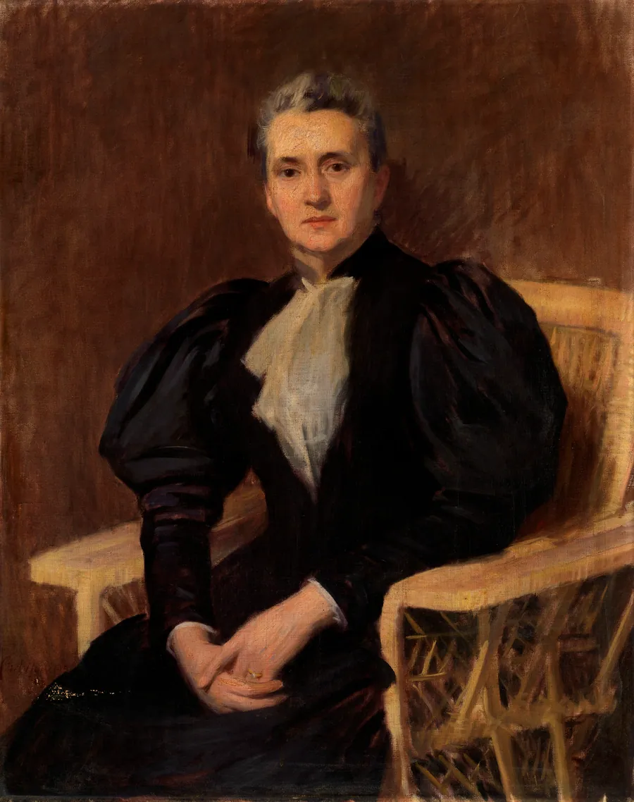 Portrait of a Woman by Carl Newman, born Philadelphia, PA 1858-died Abington, PA 1932