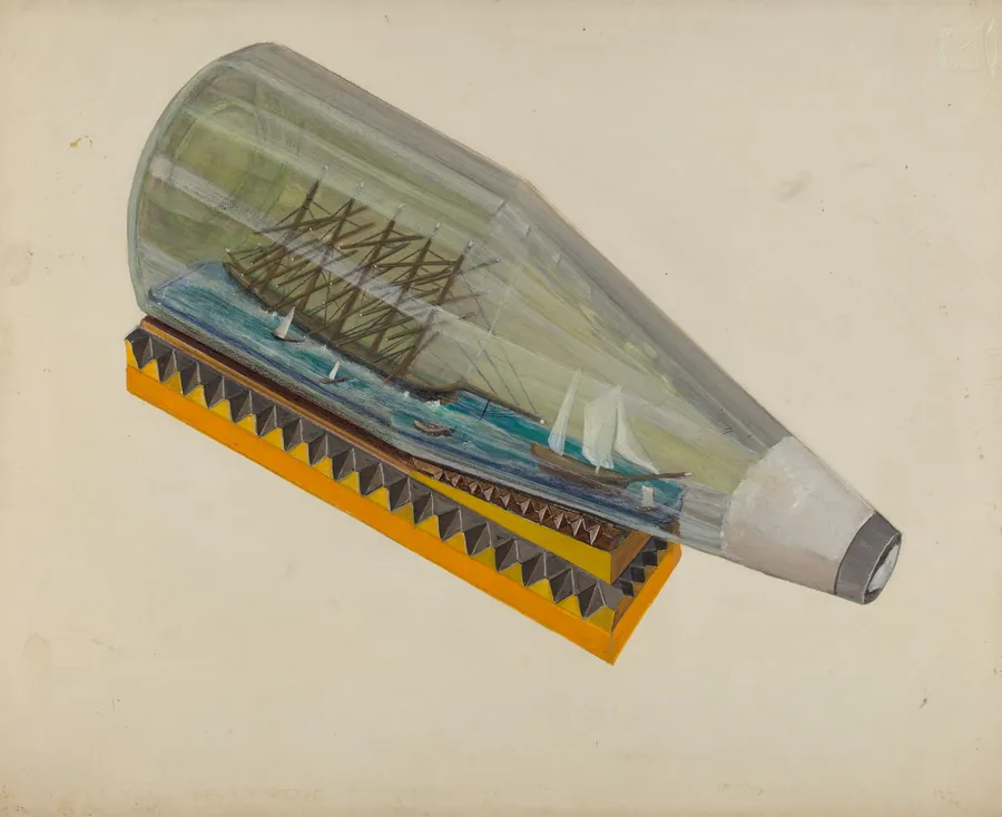 Ship in a Bottle by Charles R. Shane