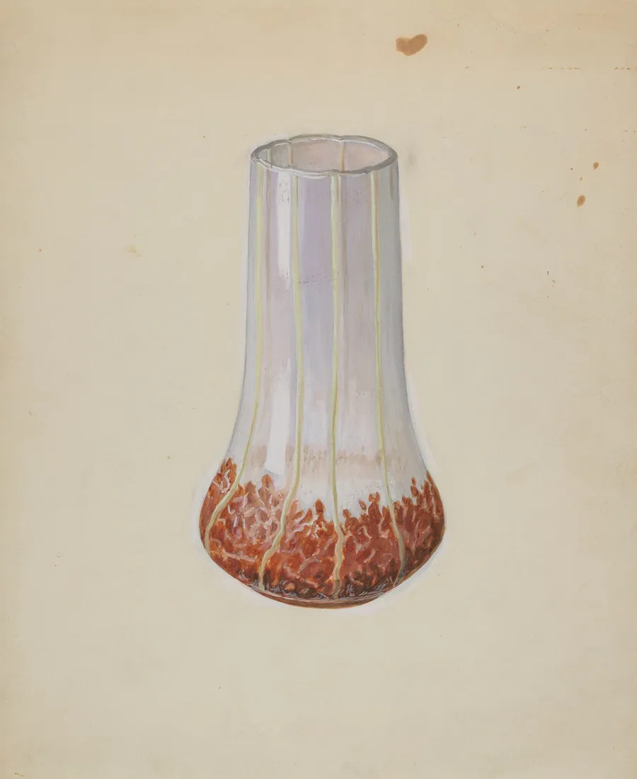 Corn Glass Vase by Robert Stewart