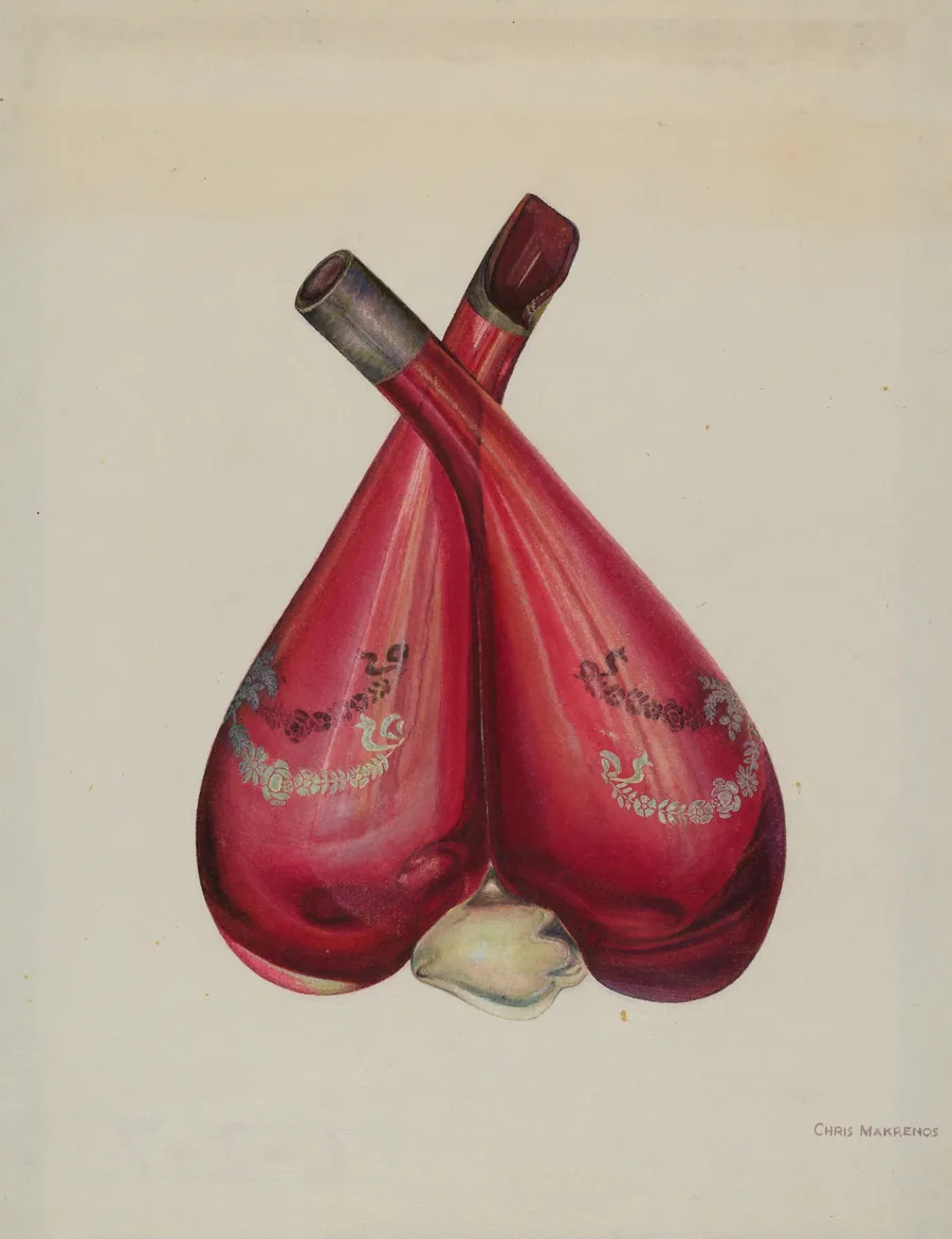 Vinegar and Oil Bottle by Chris Makrenos