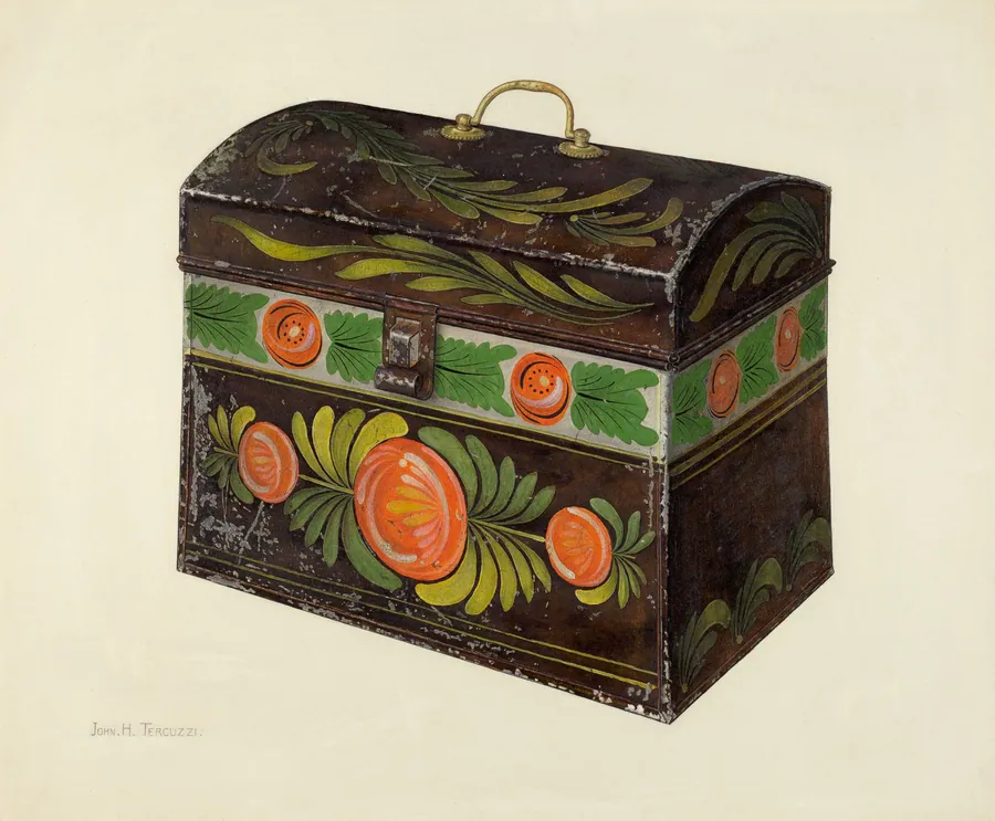 Toleware Box by John H. Tercuzzi