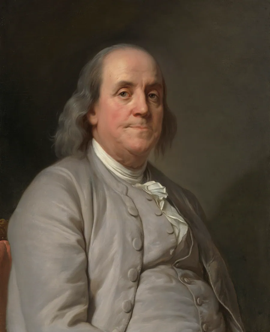 Benjamin Franklin by Joseph Siffred Duplessis, 22 Sep 1725 - 1 Apr 1802