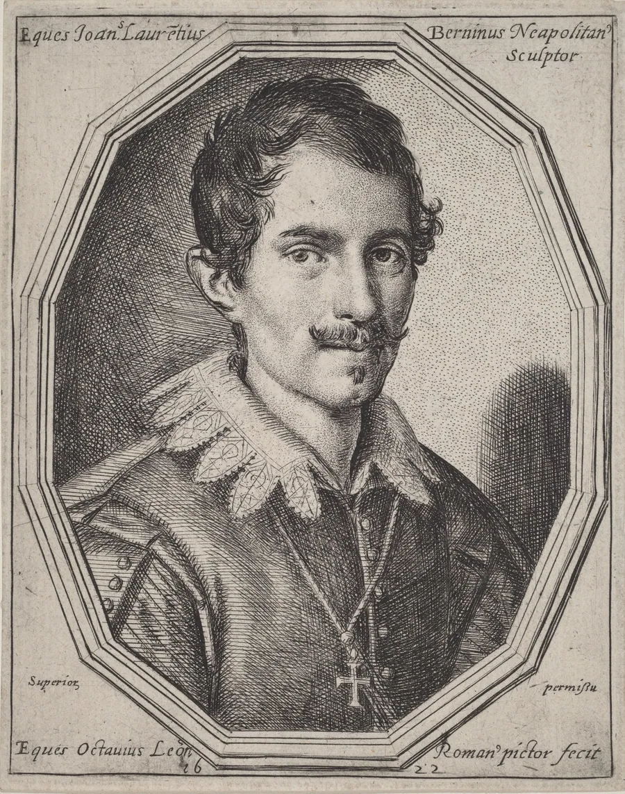 Gianlorenzo Bernini by Ottavio Leoni