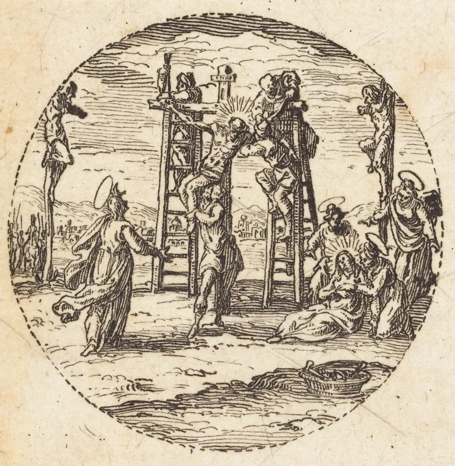 Descent from the Cross by Jacques Callot