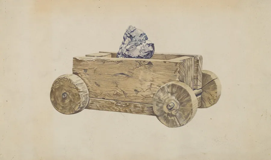 Miner's Cart by Frank Eiseman