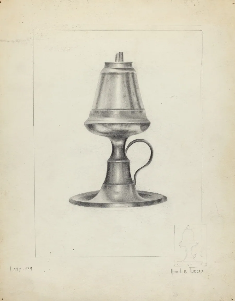 Camphene Lamp by Amelia Tuccio