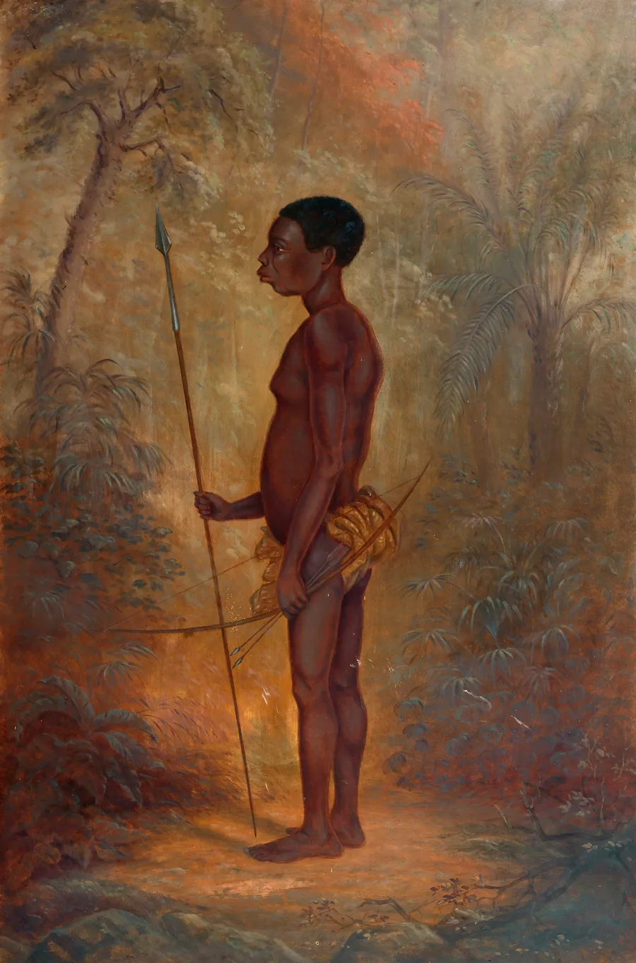 Akka Man by Antonion Zeno Shindler, 1813 Bulgaria-died Washington, DC 1899