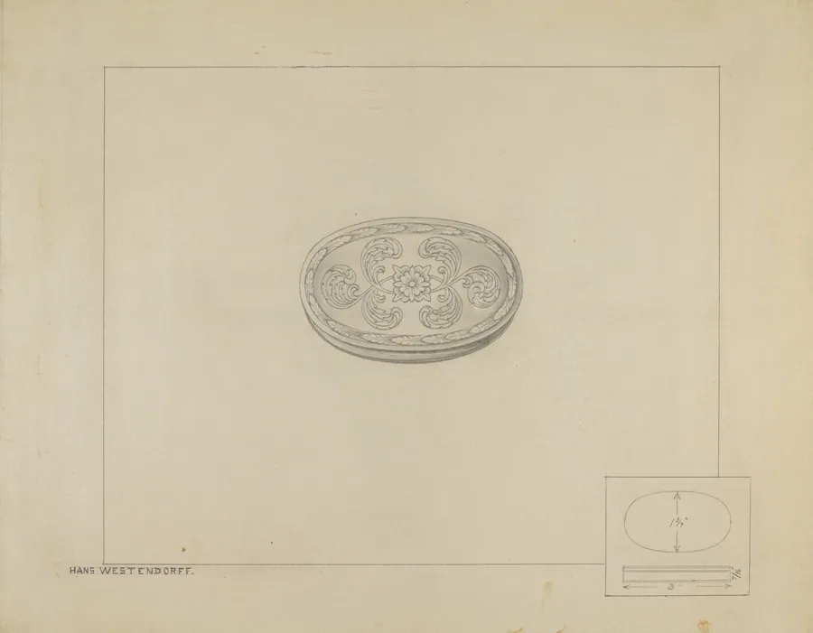 Silver Patch Box by Hans Westendorff