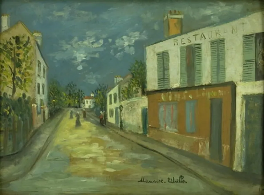Rue à Paris by Maurice Utrillo