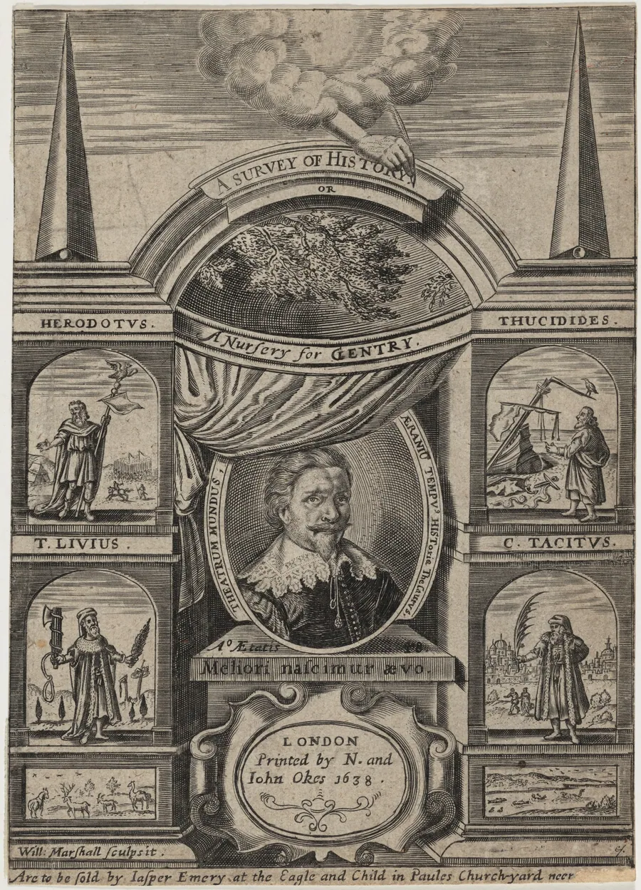 Title page to R. Brathwait, A Survey of History by William Marshall