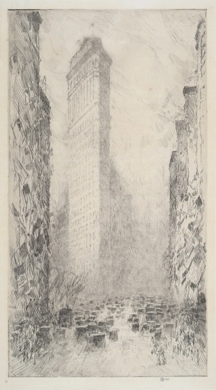 Washington's Birthday—Fifth Avenue & 23rd Street by Childe Hassam