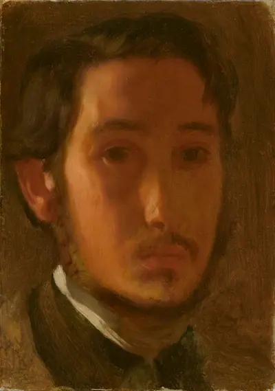 Self-Portrait with White Collar