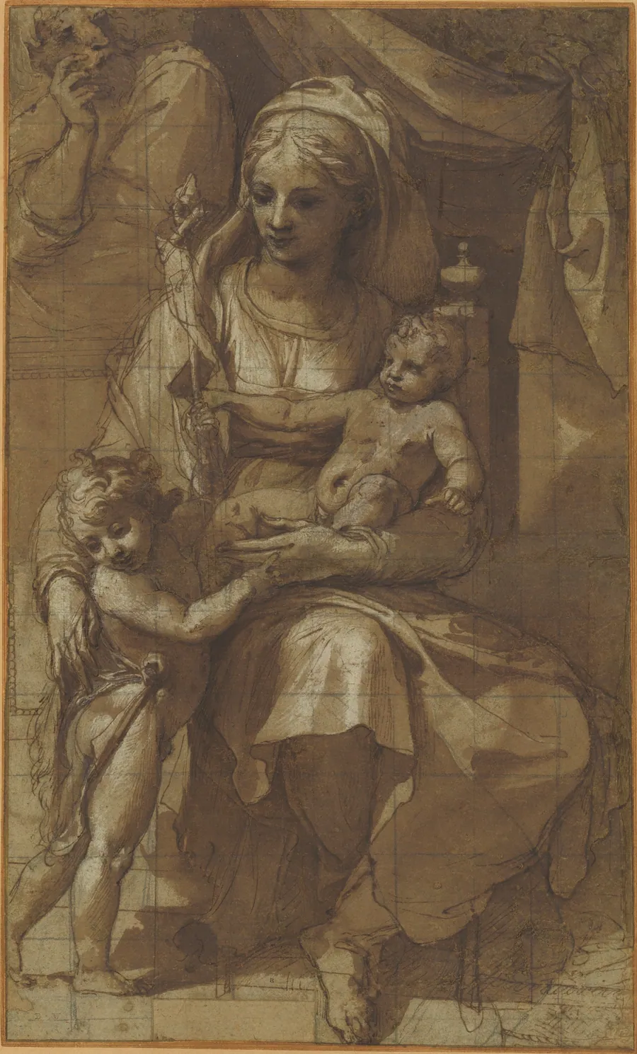 The Holy Family with the Infant John the Baptist by Pellegrino Tibaldi