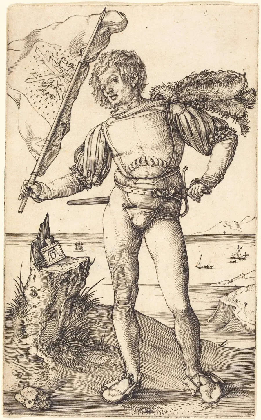 Standard Bearer by Albrecht Dürer
