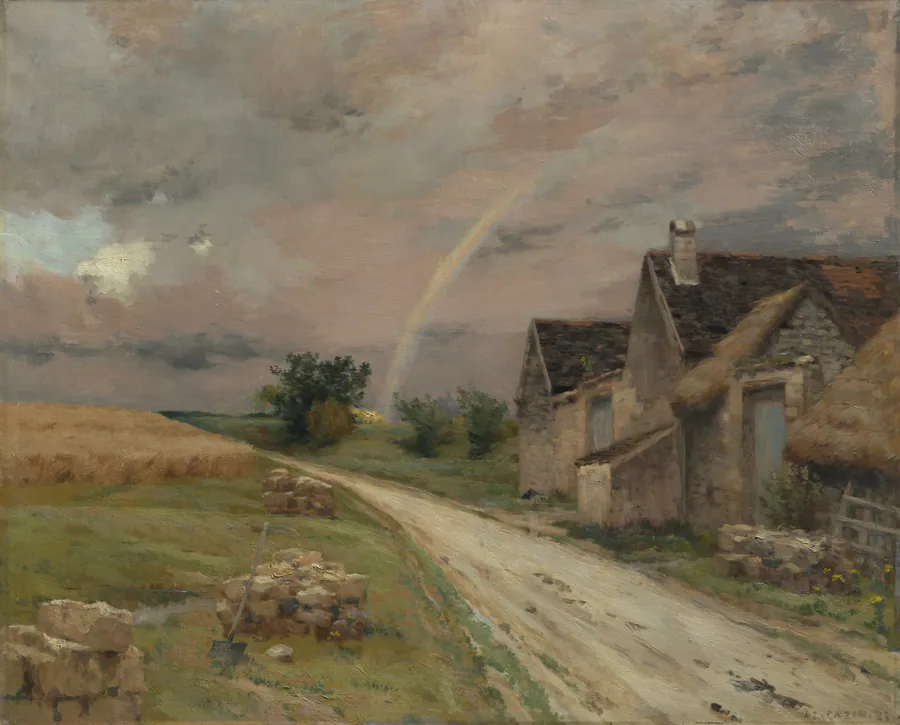 The Rainbow, Achères la Forêt by Jean-Charles Cazin