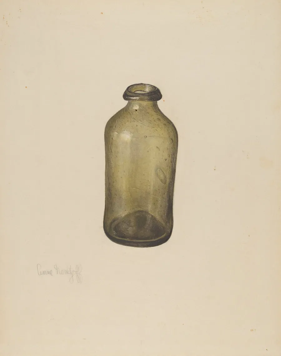 Shoe Blacking Bottle by Anne Nemtzoff