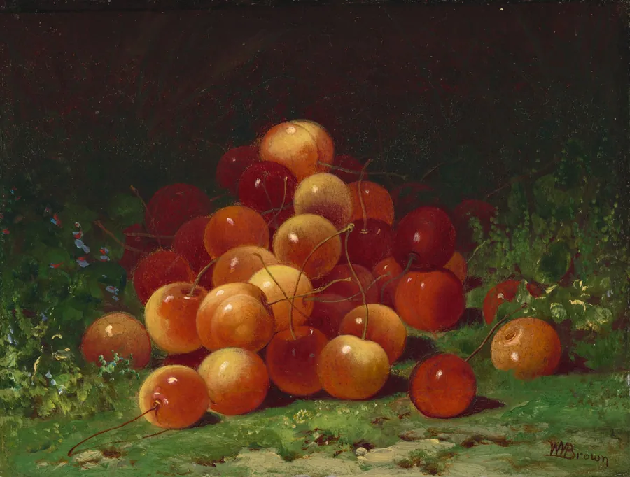 Mound of Cherries by William Mason Brown