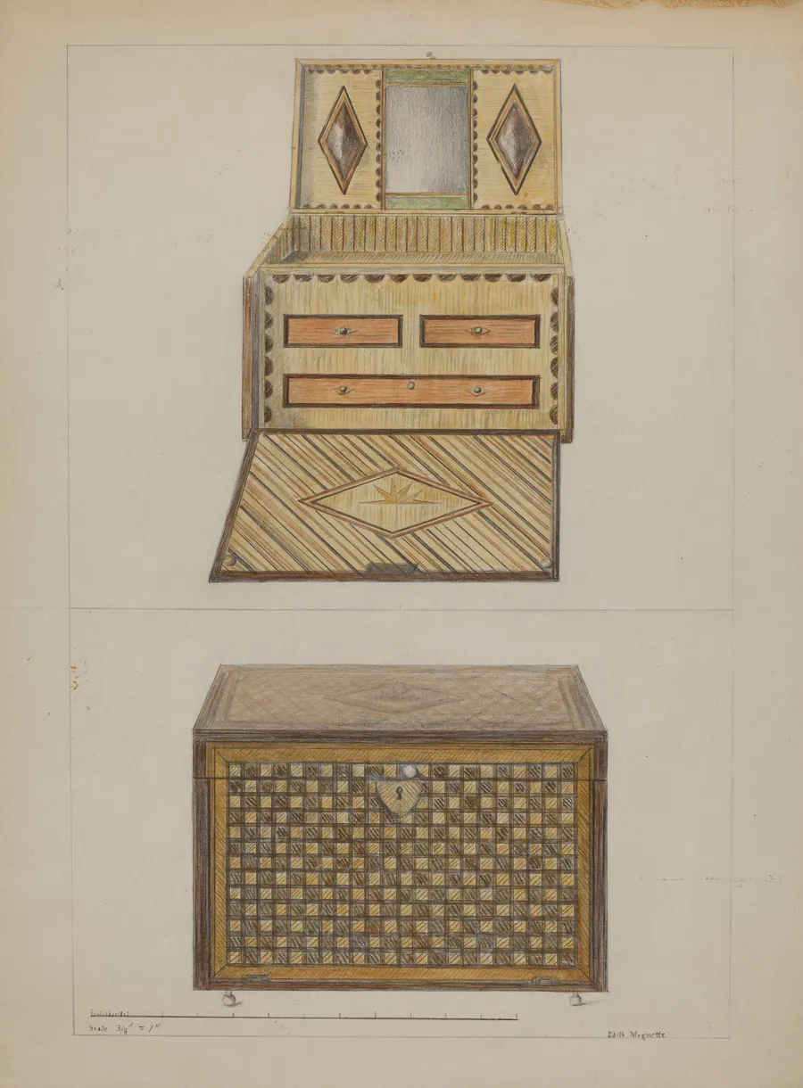 Toy Trunk by Edith Magnette
