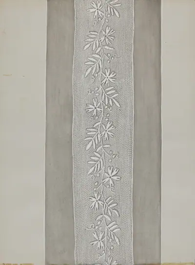 Embroidered Panel for Sleeve