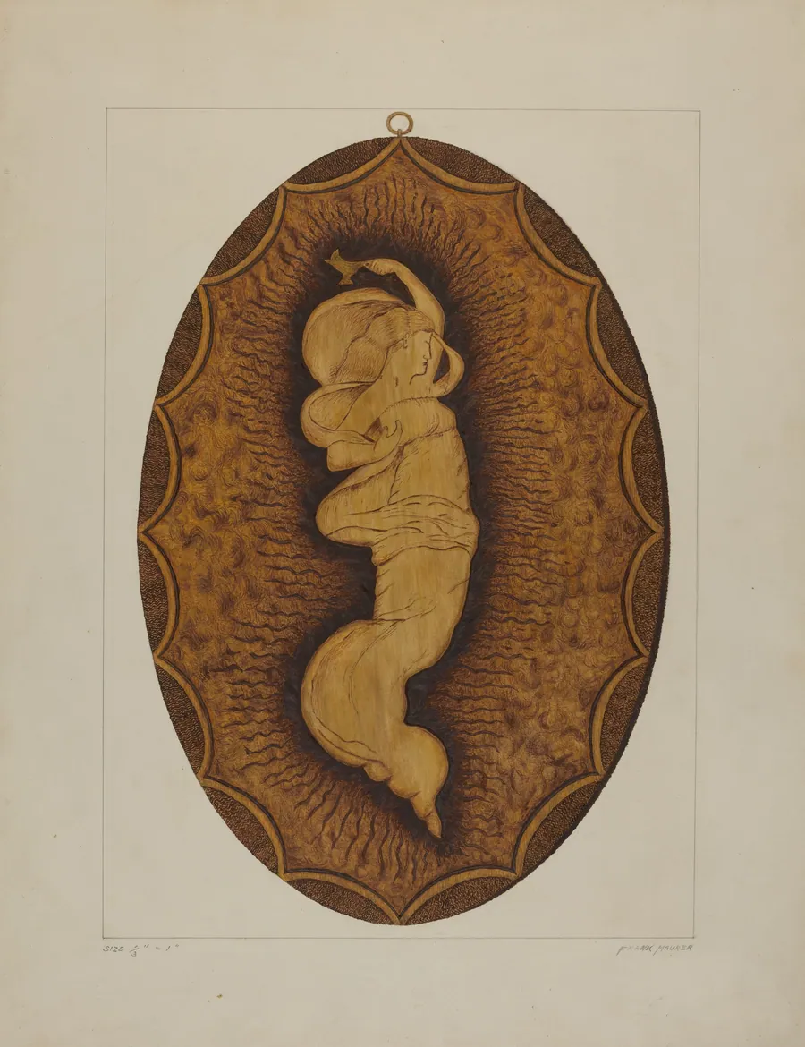 Burnt Plaque by Frank Maurer