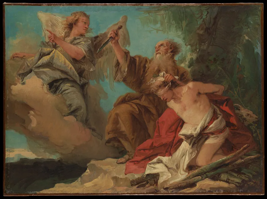 The Sacrifice of Isaac by Giovanni Domenico Tiepolo